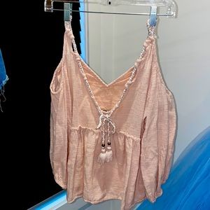 Jessica Simpson blouse 3/4 sleeve top